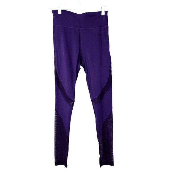 Aritzia The Constant Acosta Pant Leggings Mesh Panels Medium Purple Women's - Picture 1 of 12